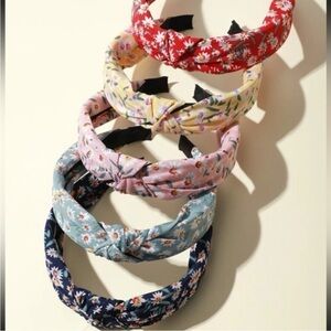 Boho Knotted Floral Headband